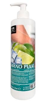 Мило рідке Лайм-Мохіто, фасовка 0,5кг з дозатором